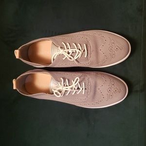 Gray and Pink Natica Comfort Sneakers